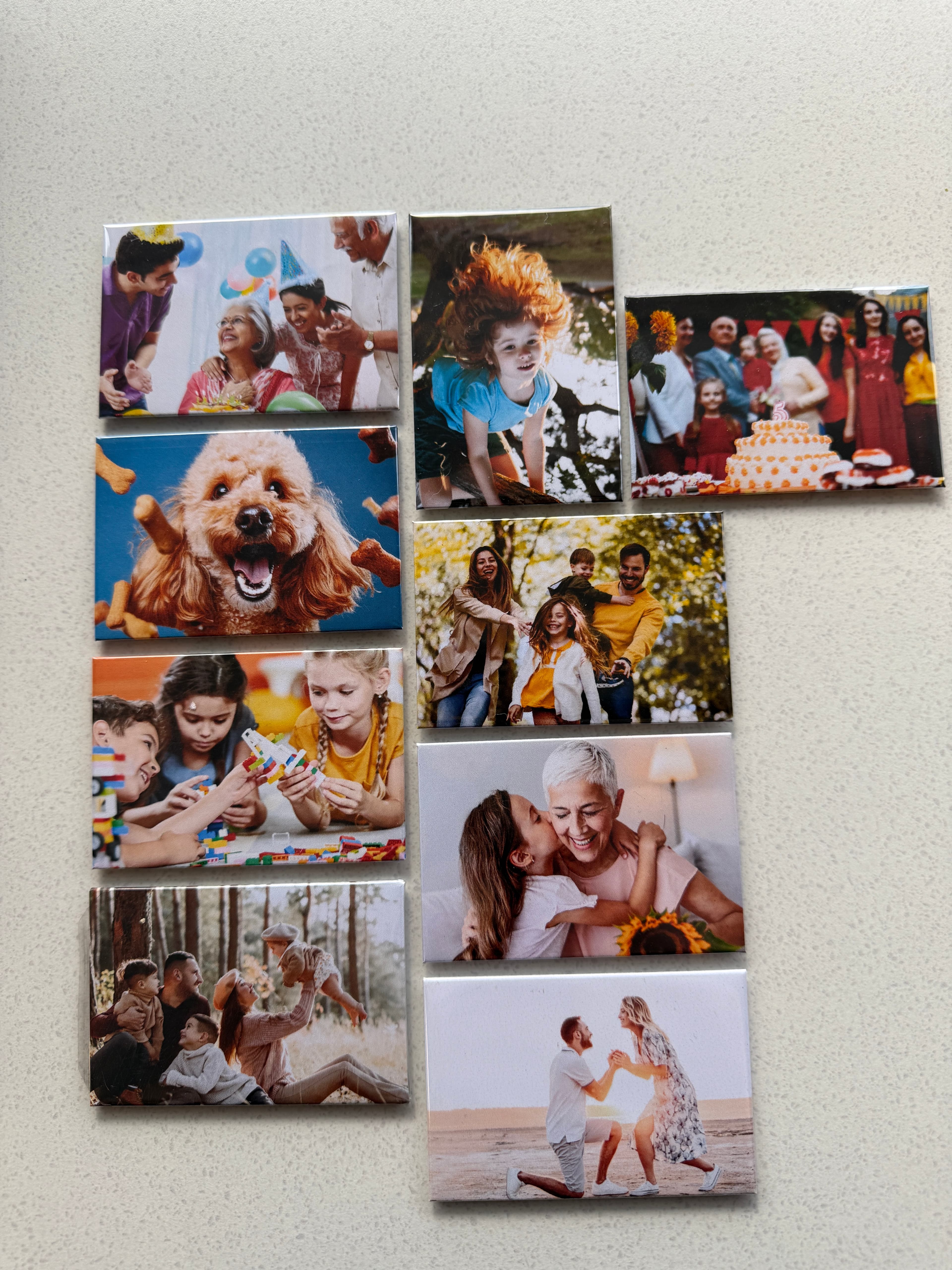Party-themed magnet collection